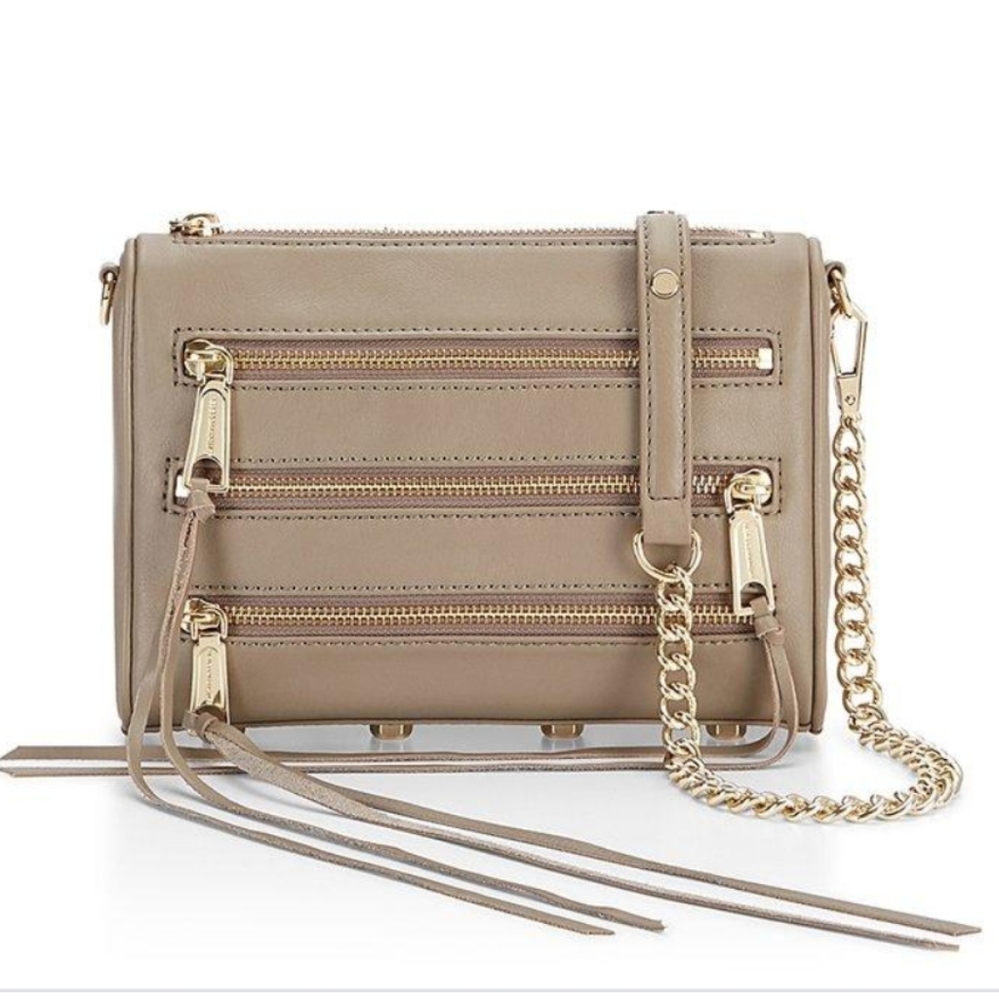 Rebecca Minkoff - Mini Zip 5 in Mushroom